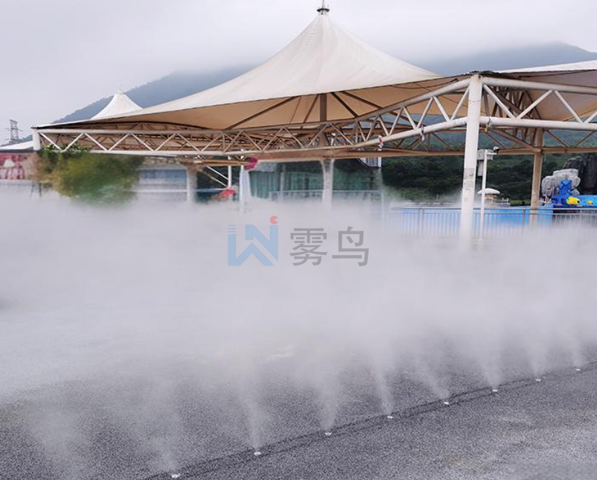 北京公園的夏日秘密武器 —— 噴霧降溫系統(tǒng)?，北京噴霧降溫廠(chǎng)家